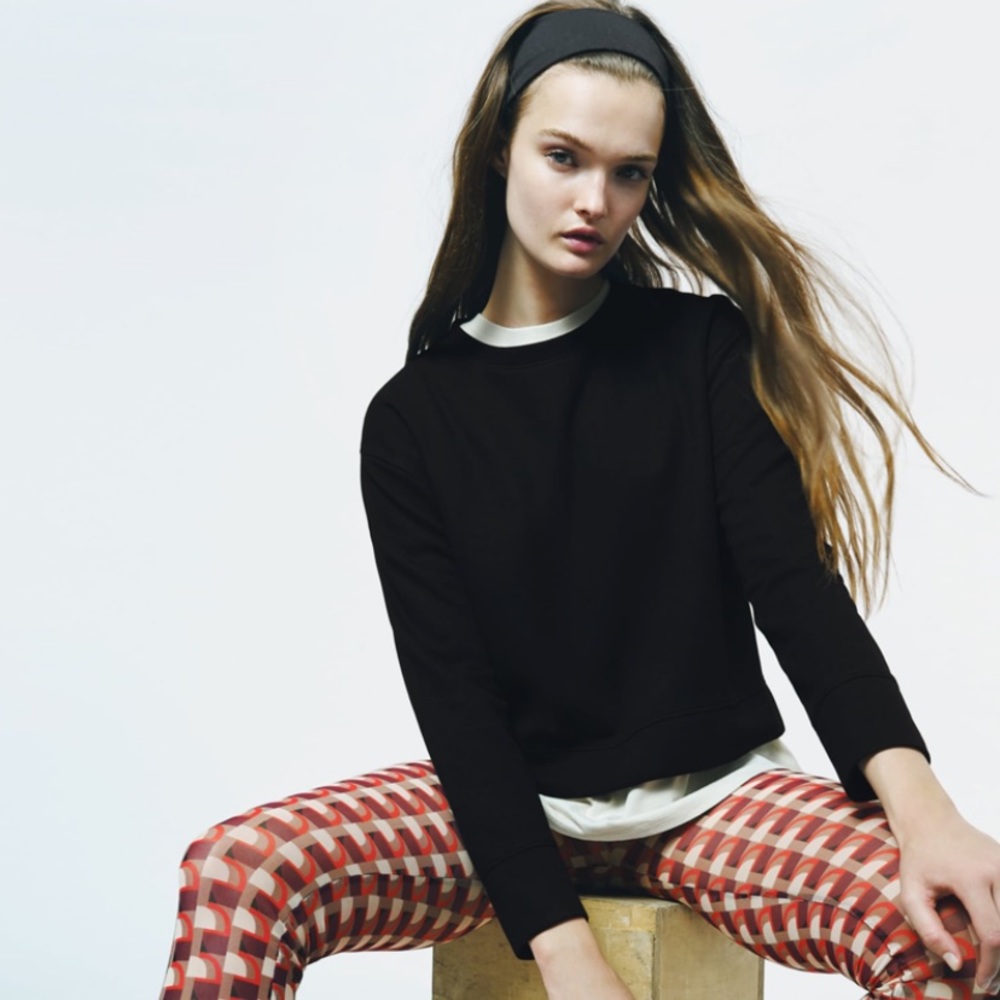 Zara NWT Textured Sweatshirt